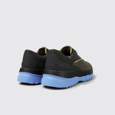 Teix Sabata d’home de nubuc i teixit reciclat en verd