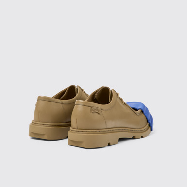 Back view of Junction Brown Leather Wallabee for Men