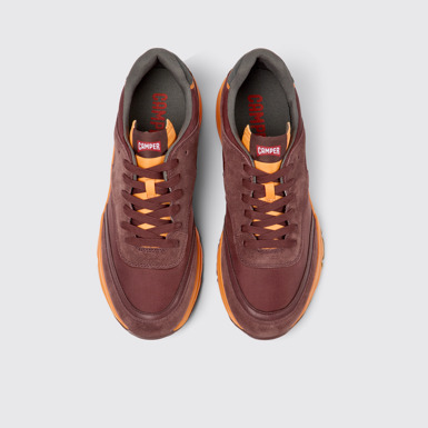 Drift Sneakers color tinto y naranjas de tejido para hombre
