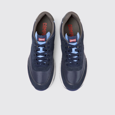 Drift Sneaker d’home de teixit i nubuc multicolor