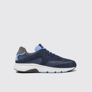 Drift Sneaker d’home de teixit i nubuc multicolor