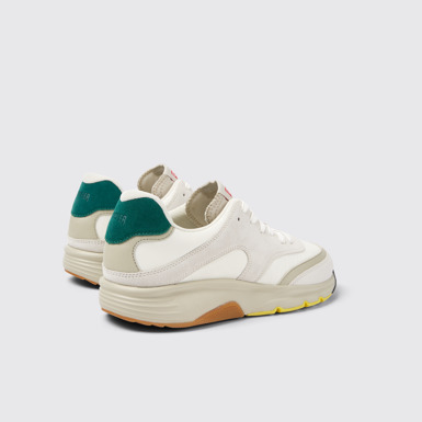 Back view of Drift Multicolored textile and nubuck sneakers for men