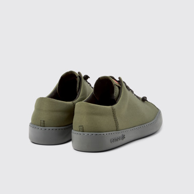 Back view of Peu Touring Green Recycled PET Men's Sneakers.