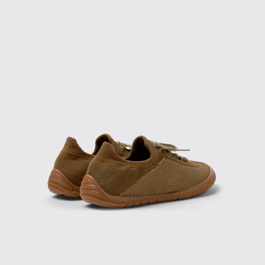 Back view of Path Multicolor Textile Sneakers for Men.
