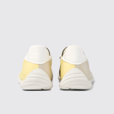 Back view of Twins Multicolored textile sneakers for men