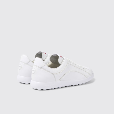 Back view of Pelotas XLite White leather sneakers for men