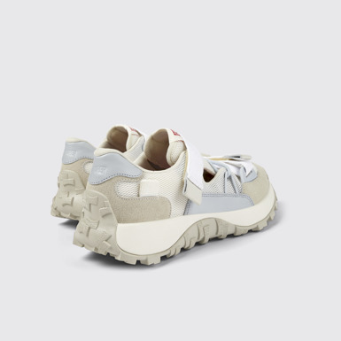Back view of Drift Trail Multicolored Textile/Nubuck Sneaker for Men