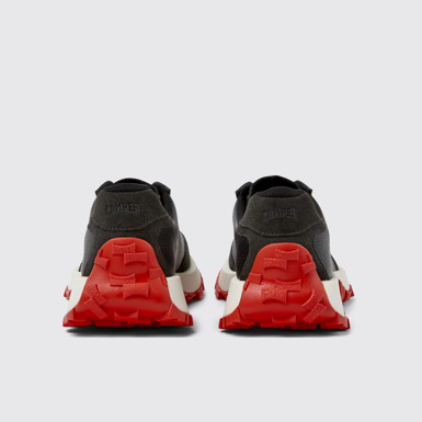 Back view of Drift Trail VIBRAM Multicolor Leather Sneakers for Men.