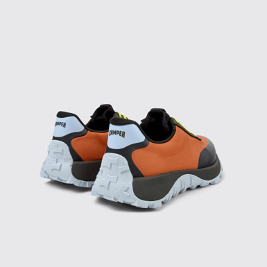 Back view of Drift Trail VIBRAM Multicolored recycled PET sneakers for men