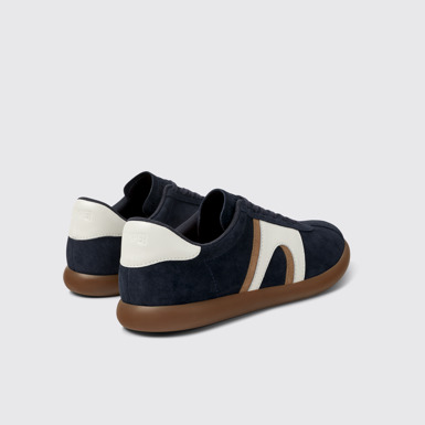 Back view of Pelotas Soller Multicolor Nubuck and Leather Men's Sneakers.