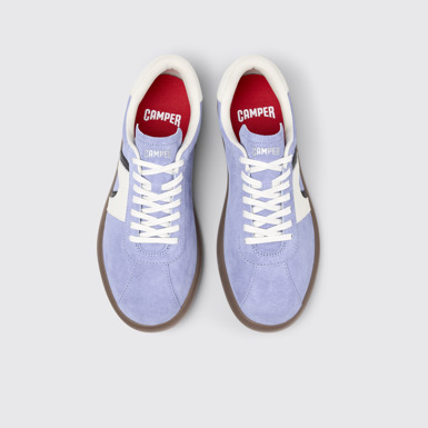 Overhead view of Pelotas Soller Multicolor Nubuck and Leather Sneakers for Men.