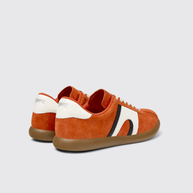 Back view of Pelotas Soller Multicolor Nubuck and Leather Sneakers for Men.