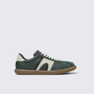Side view of Pelotas Soller Multicolor Leather and Nubuck Sneakers for Men.