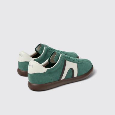 Back view of Pelotas Soller Multicolor Nubuck and Leather Sneakers for Men.