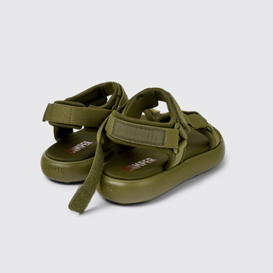 Back view of Pelotas Flota Green Textile Sandal for Men