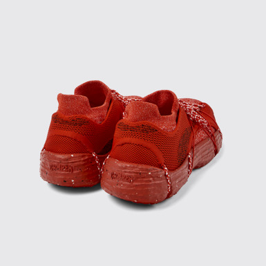 Back view of ROKU Red Sneaker for Men