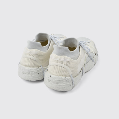 Back view of ROKU White Sneaker for Men