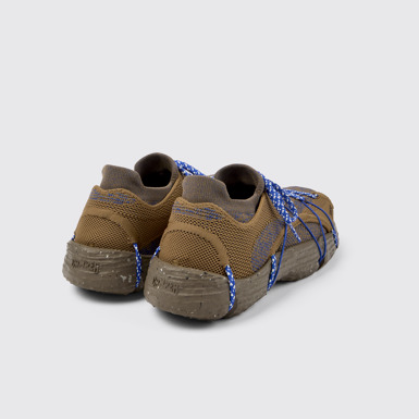 Back view of ROKU Brown Sneaker for Men