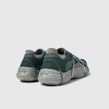 Back view of ROKU Gray Sneaker for Men