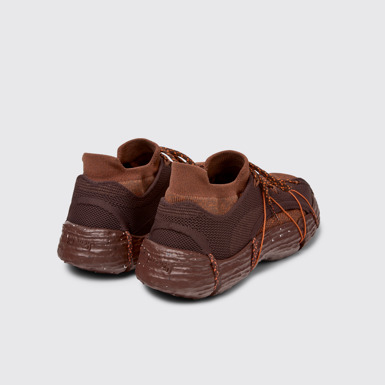 Back view of ROKU Burgundy Sneaker for Men