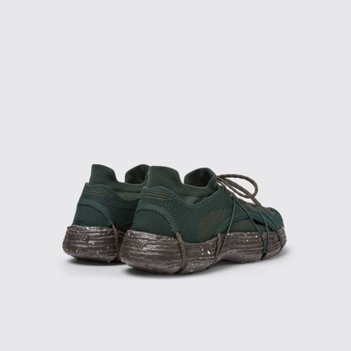 Back view of ROKU Green Sneaker for Men