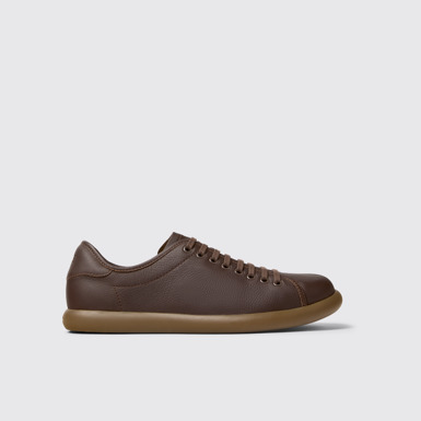 Pelotas Soller Sneakers de piel marrones para hombre.