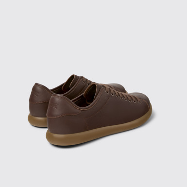 Pelotas Soller Sneakers de piel marrones para hombre.