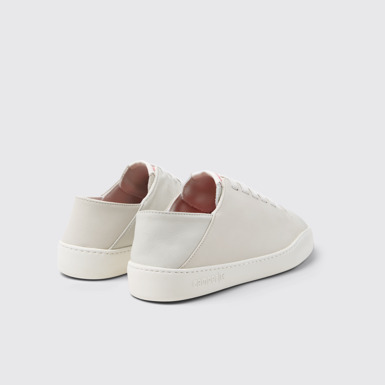 Back view of Twins Multicolor Nubuck Leather Shoes for Men.