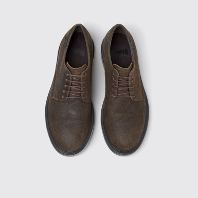 Dean Brauner Herrenschuh aus Nubukleder.