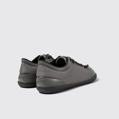 Back view of Peu Gray textile shoes for men