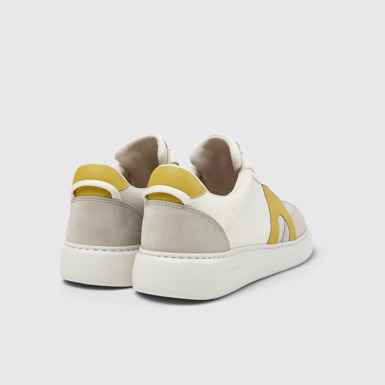 Back view of Runner K21 Multicolor Textile and Nubuck Sneakers for Men.