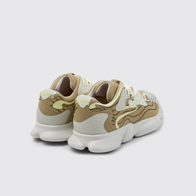 Back view of Karst Multicolored Recycled PET Men's Sneakers.