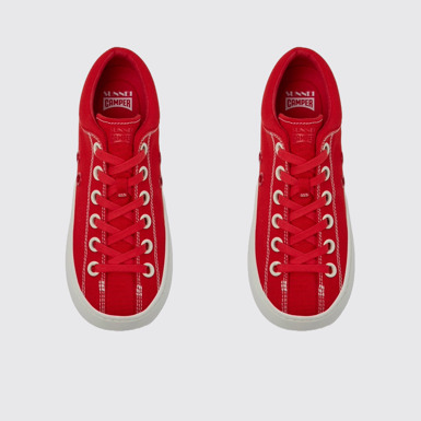 Overhead view of Camper x SUNNEI Unisex Textile Shoes