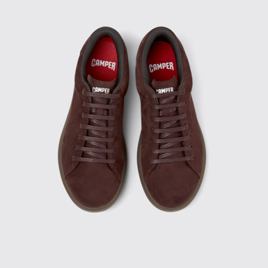 Pelotas Soller Bordo Nubuk Spor Ayakkabı (Erkek). modelin üstten görünümü