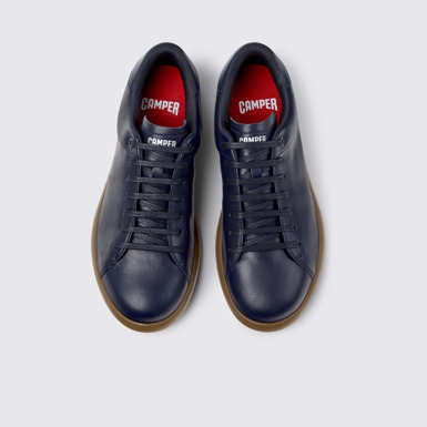 Pelotas Soller Blauer Herrensneaker aus Leder.