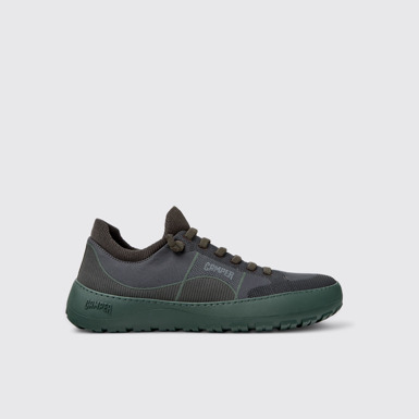 Peu Serra Sneaker de PET reciclat de color gris per a home