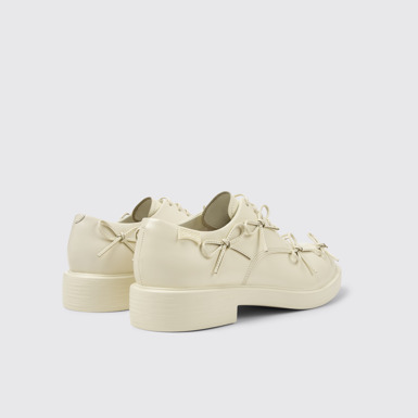 Dean Weißer Herrenschuh aus Leder.