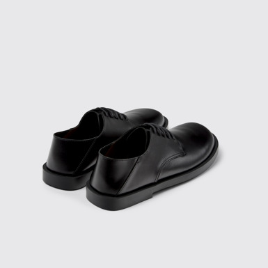 Back view of Don Black Leather Men's Shoes.