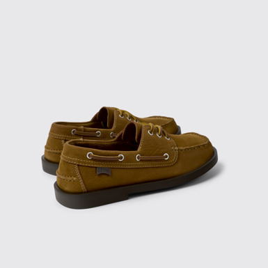 Don Mocassini da barca in pelle nabuk marrone Da uomo.