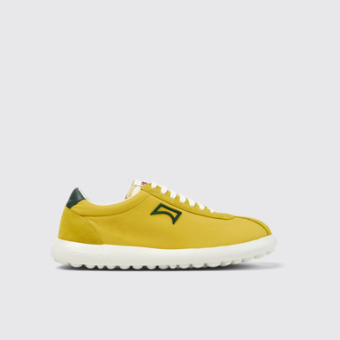 Side view of Pelotas XLF Multicolor Textile and Nubuck Sneakers for Men.