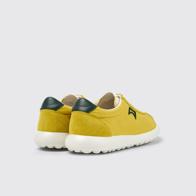 Back view of Pelotas XLF Multicolor Textile and Nubuck Sneakers for Men.