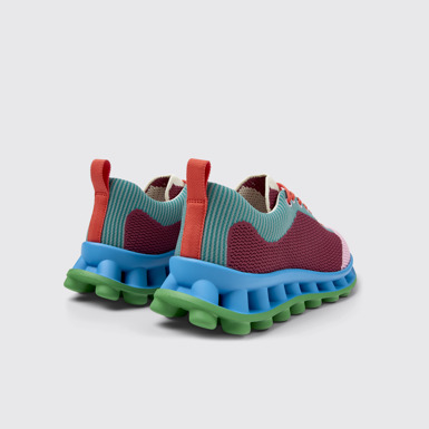 Back view of Camper x SUNNEI - PELOTISSIMA Multicolor Textile Sneakers for Men.