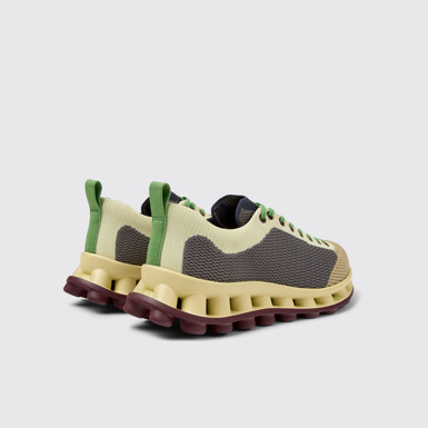 Back view of Camper x SUNNEI - PELOTISSIMA Multicolor Textile Sneakers for Men.