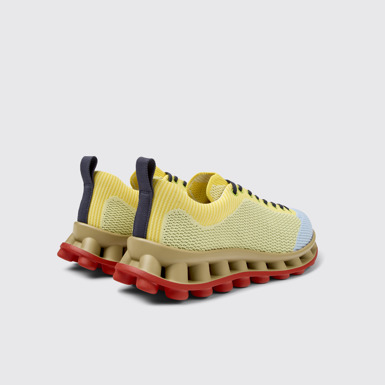 Back view of Camper x SUNNEI - PELOTISSIMA Multicolor Textile Sneakers for Men.
