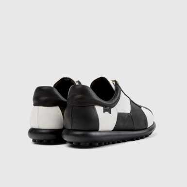 Back view of Twins Multicolor Leather Men's Shoe.
