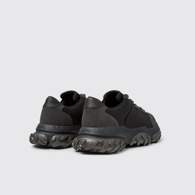 Back view of Karst Trek - GORE-TEX Multicolor Textile and Nubuck Sneakers for Men.
