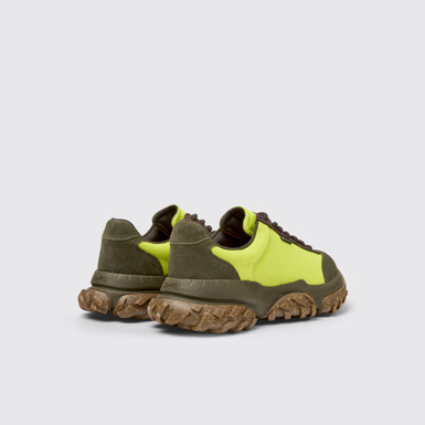 Back view of Karst Trek - GORE-TEX Multicolor Textile and Nubuck Sneakers for Men.