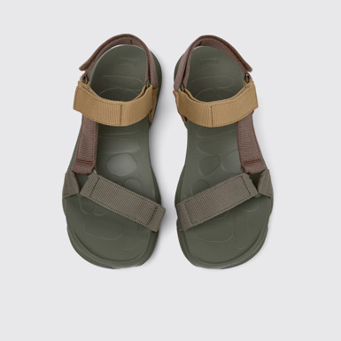Karst Sandal Braune Textilsandalen für Herren.