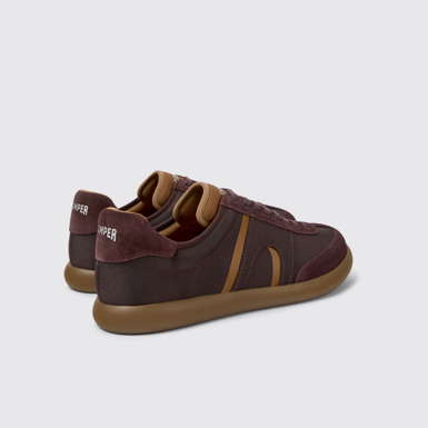 Back view of Pelotas Soller Multicolor Textile and Nubuck Sneakers for Men.