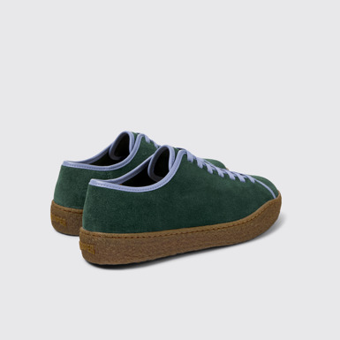 Back view of Peu Terreno Multicolor Suede and Leather Shoes for Men.